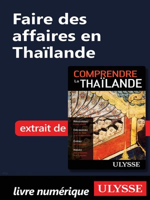 cover image of Faire des affaires en Thaïlande